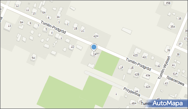 Tumlin-Podgród, Tumlin-Podgród, 1G, mapa Tumlin-Podgród