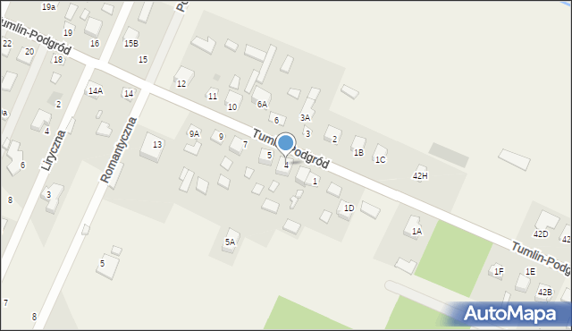 Tumlin-Podgród, Tumlin-Podgród, 4, mapa Tumlin-Podgród