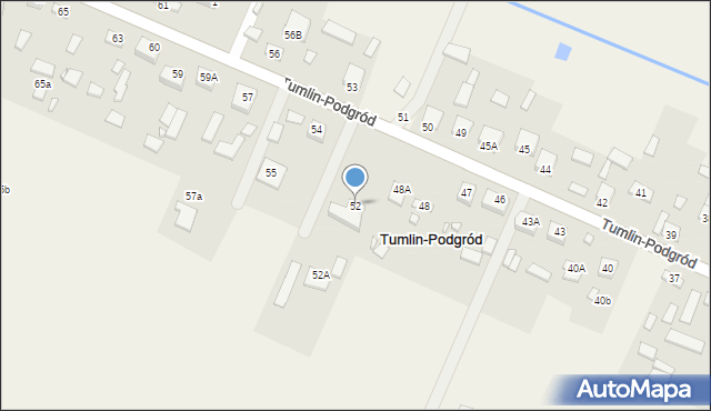 Tumlin-Podgród, Tumlin-Podgród, 52, mapa Tumlin-Podgród