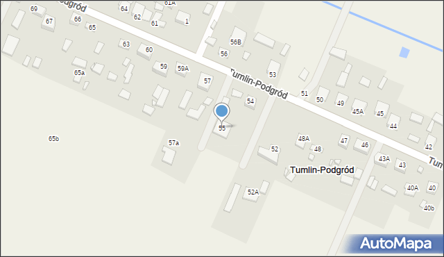 Tumlin-Podgród, Tumlin-Podgród, 55, mapa Tumlin-Podgród