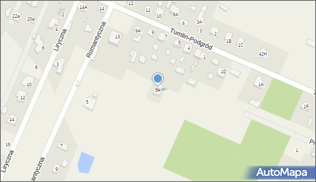 Tumlin-Podgród, Tumlin-Podgród, 5A, mapa Tumlin-Podgród