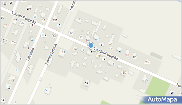 Tumlin-Podgród, Tumlin-Podgród, 7, mapa Tumlin-Podgród