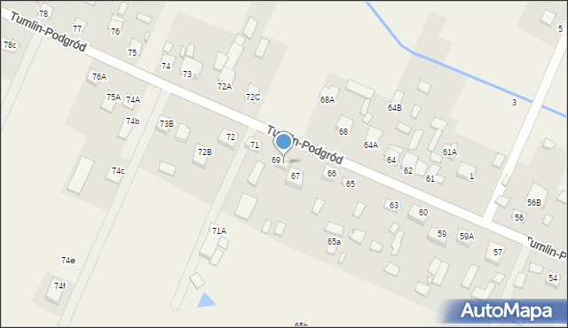 Tumlin-Podgród, Tumlin-Podgród, 70, mapa Tumlin-Podgród