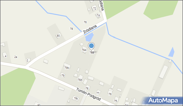 Tumlin-Podgród, Tumlin-Podgród, 78B, mapa Tumlin-Podgród