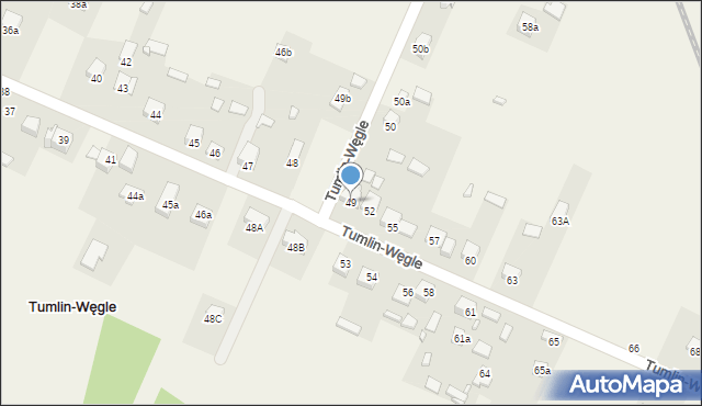 Tumlin-Węgle, Tumlin-Węgle, 49, mapa Tumlin-Węgle
