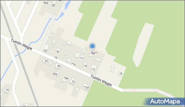 Tumlin-Węgle, Tumlin-Węgle, 76a, mapa Tumlin-Węgle