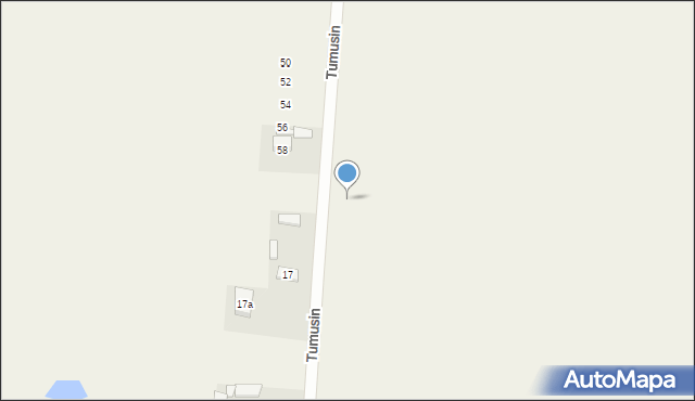 Tumusin, Tumusin, 17b, mapa Tumusin
