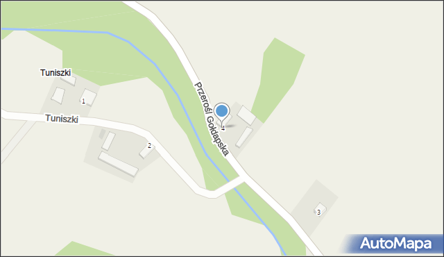 Tuniszki, Tuniszki, 4, mapa Tuniszki
