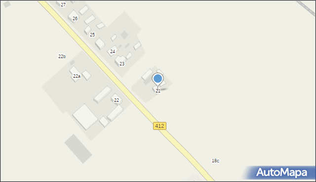 Tupadły, Tupadły, 21, mapa Tupadły