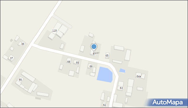 Tupadły, Tupadły, 67, mapa Tupadły