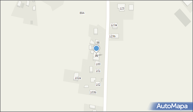 Tupadły, Tupadły, 99, mapa Tupadły