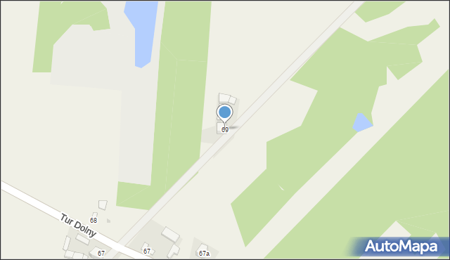 Tur Dolny, Tur Dolny, 69, mapa Tur Dolny