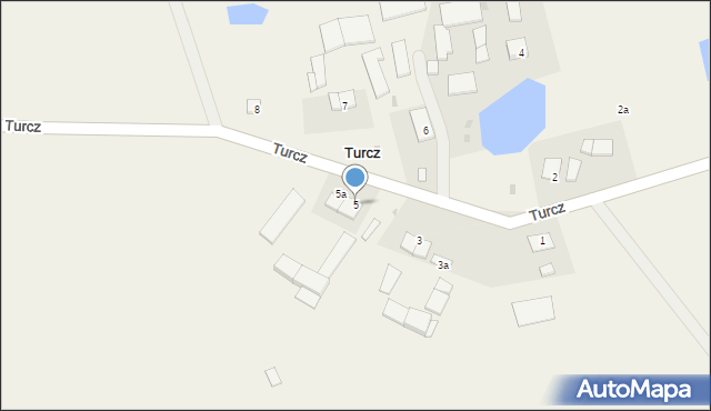 Turcz, Turcz, 5, mapa Turcz