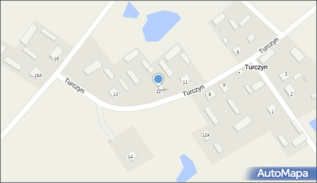 Turczyn, Turczyn, 12, mapa Turczyn