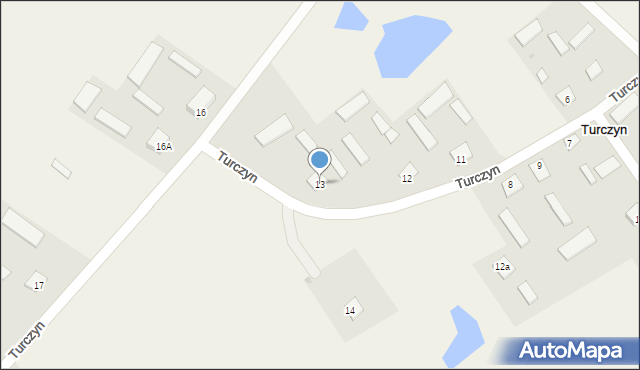 Turczyn, Turczyn, 13, mapa Turczyn