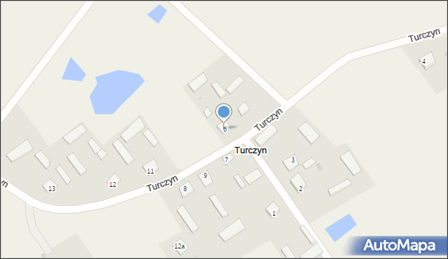 Turczyn, Turczyn, 6, mapa Turczyn