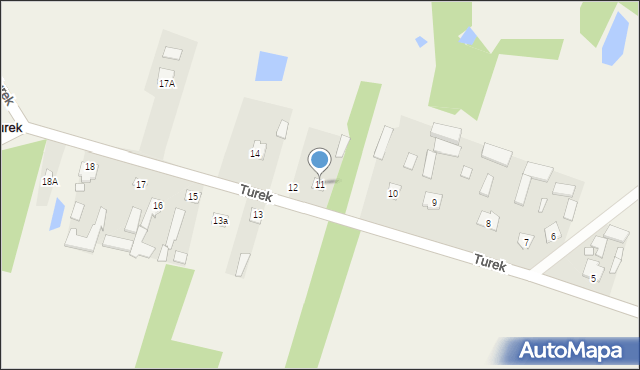 Turek, Turek, 11, mapa Turka