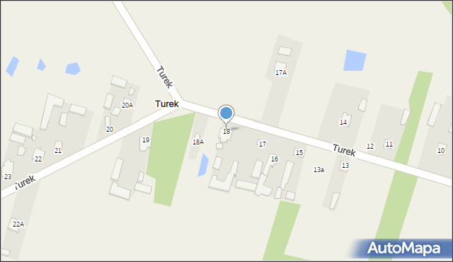 Turek, Turek, 18, mapa Turka