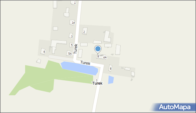 Turek, Turek, 4, mapa Turka