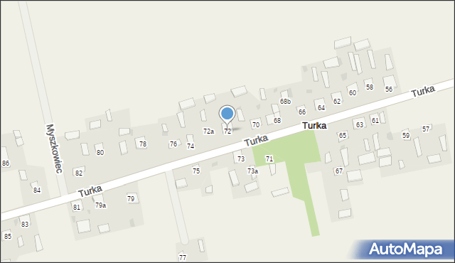 Turka, Turka, 72, mapa Turka