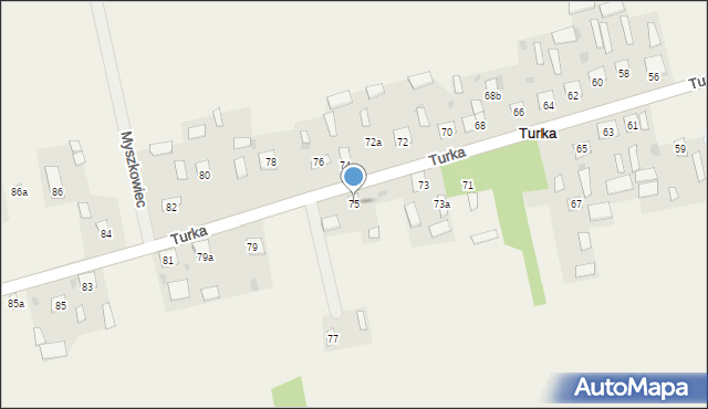 Turka, Turka, 75, mapa Turka