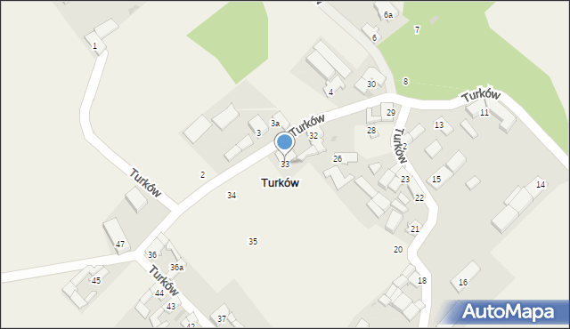 Turków, Turków, 33, mapa Turków