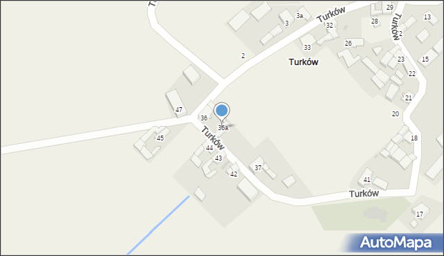 Turków, Turków, 36a, mapa Turków