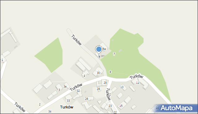 Turków, Turków, 6, mapa Turków