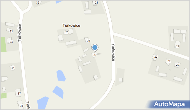 Turkowice, Turkowice, 27, mapa Turkowice