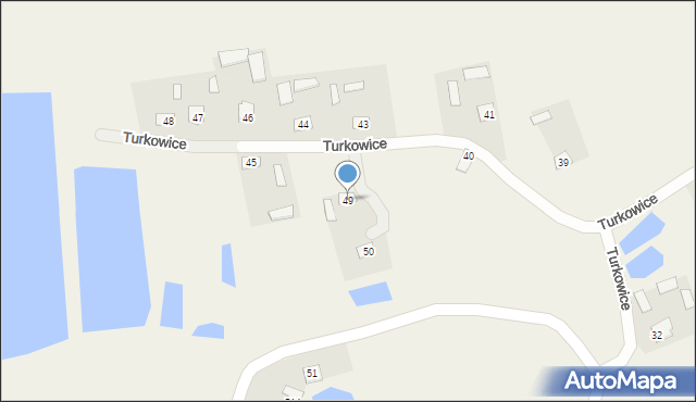 Turkowice, Turkowice, 49, mapa Turkowice