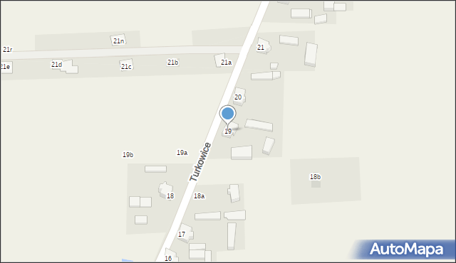 Turkowice, Turkowice, 19, mapa Turkowice