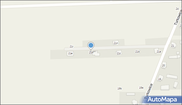 Turkowice, Turkowice, 21d, mapa Turkowice