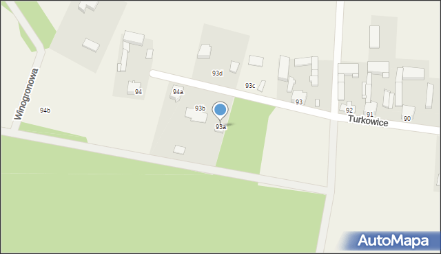 Turkowice, Turkowice, 93a, mapa Turkowice