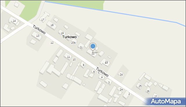 Turkowo, Turkowo, 22, mapa Turkowo