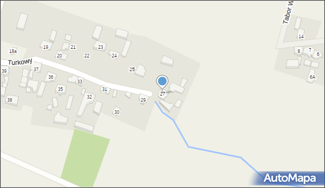 Turkowy, Turkowy, 27, mapa Turkowy