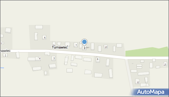 Turnawiec, Turnawiec, 8, mapa Turnawiec