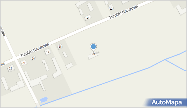 Turobin-Brzozowa, Turobin-Brzozowa, 16, mapa Turobin-Brzozowa