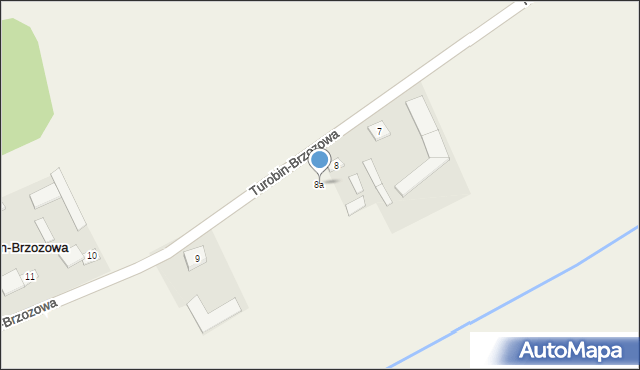 Turobin-Brzozowa, Turobin-Brzozowa, 8a, mapa Turobin-Brzozowa