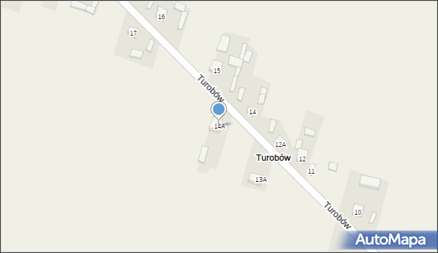 Turobów, Turobów, 14A, mapa Turobów