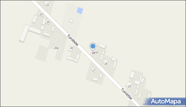 Turobów, Turobów, 18, mapa Turobów