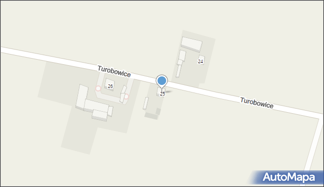 Turobowice, Turobowice, 25, mapa Turobowice