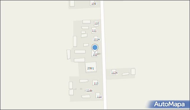 Turów, Turów, 112, mapa Turów