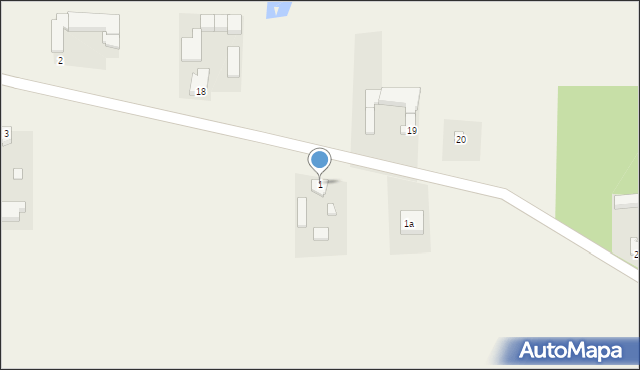 Turowa Wola, Turowa Wola, 1, mapa Turowa Wola