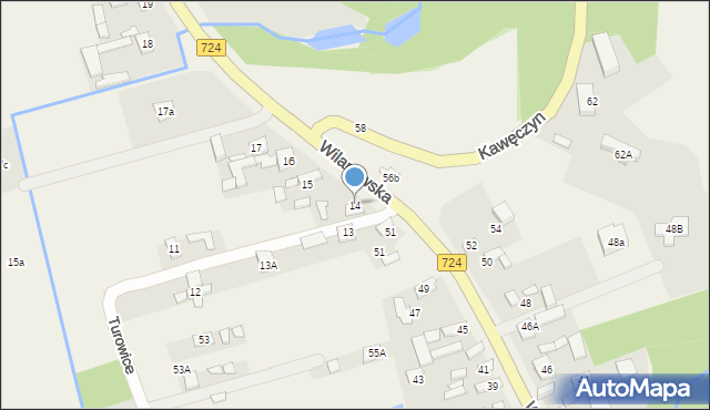 Turowice, Turowice, 14, mapa Turowice