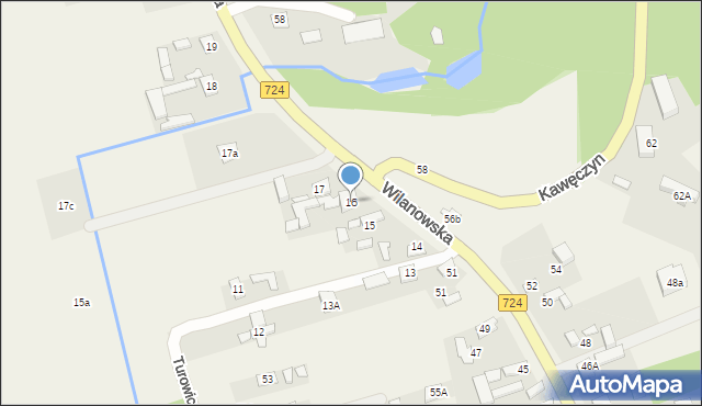 Turowice, Turowice, 16, mapa Turowice