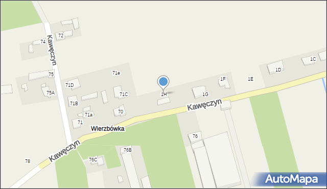 Turowice, Turowice, 1H, mapa Turowice