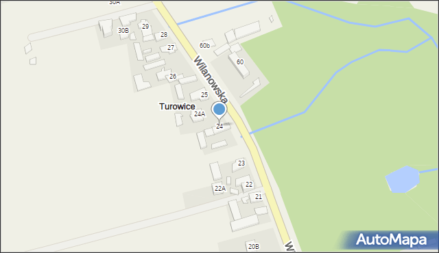 Turowice, Turowice, 24, mapa Turowice