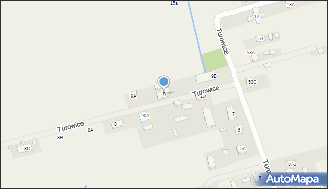 Turowice, Turowice, 9, mapa Turowice