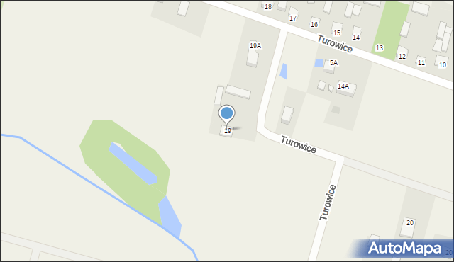 Turowice, Turowice, 19, mapa Turowice