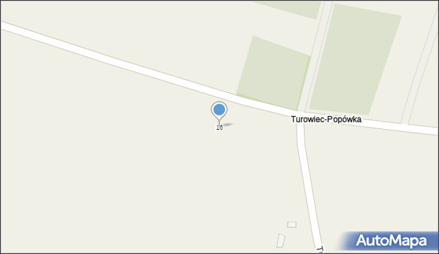 Turowiec, Turowiec, 16, mapa Turowiec